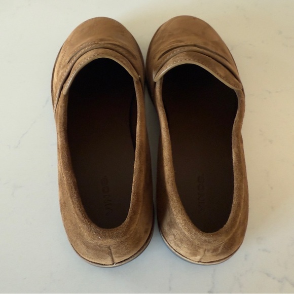 Vince Archie suede Loafers in elmwood New Size: 6 - Picture 3 of 4